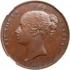 Great Britain. Penny, 1854 NGC MS64 BR