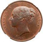 Great Britain. Penny, 1857 NGC MS63 BR