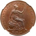 Great Britain. Penny, 1857 NGC MS63 BR - 2