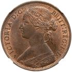 Great Britain. Penny, 1866 NGC MS65 BR