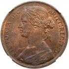 Great Britain. Penny, 1865 NGC MS63 BR