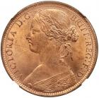 Great Britain. Penny, 1862 NGC MS63 RD