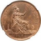 Great Britain. Penny, 1872 NGC MS64 RB - 2