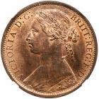 Great Britain. Penny, 1874 NGC MS65 RB