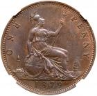 Great Britain. Penny, 1879 NGC MS64 BR - 2