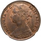 Great Britain. Penny, 1880 NGC MS63 BR