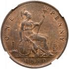 Great Britain. Penny, 1880 NGC MS63 BR - 2