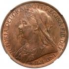 Great Britain. Penny, 1895 NGC MS62 RB