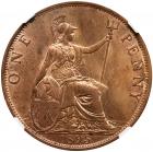 Great Britain. Penny, 1895 NGC MS62 RB - 2