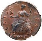 Great Britain. Halfpenny, 1753 NGC MS62 Details - 2