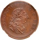 Great Britain. Bronzed Pattern Farthing, 1805 NGC PF64 BR