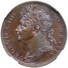 Great Britain. Copper Proof Farthing, 1821 NGC PF65 BR