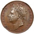 Great Britain. Farthing, 1826 NGC MS63 BR