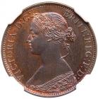 Great Britain. Proof Farthing, 1861 NGC PF65 BR