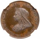 Great Britain. Pattern Farthing in Bronze, 1896 NGC PF63 BR