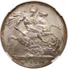 Great Britain. Crown, 1889 NGC MS63 - 2