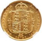 Great Britain. Half Sovereign, 1887 NGC MS63 - 2