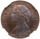 Great Britain. Farthing, 1874-H NGC MS65 BR