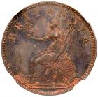 Great Britain. Copper Pattern Proof Farthing, 1806 NGC PF62 RB - 2