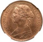 Great Britain. Halfpenny, 1884 NGC MS65 RB