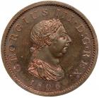 Great Britain. Copper Proof Penny, 1806 NGC PF63 BR