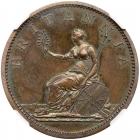 Great Britain. Copper Proof Penny, 1806 NGC PF63 BR - 2