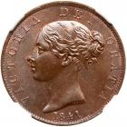 Great Britain. Halfpenny, 1841 NGC MS65 BR