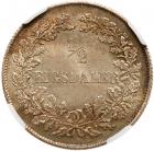 Denmark. 1/2 Rigsdaler, 1854-FK-VS NGC MS62 - 2