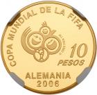 Argentina. 10 Pesos, 2004 NGC PF67 UC - 2