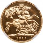 Great Britain. Proof Half Sovereign, 1911 NGC PF64 CAM - 2