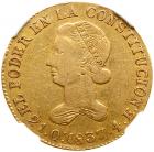 Ecuador. 4 Escudos, 1837-FP (Quito) NGC VF35