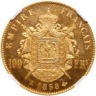 France. 100 Francs, 1858-A NGC MS62 - 2