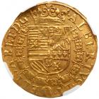 Spanish Netherlands. 2 Albertin, 1600 (Brabant) NGC AU58 - 2