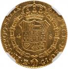 Spain. 4 Escudos, 1820-GJ (Madrid) NGC AU58 - 2