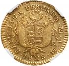 Peru. 2 Escudos, 1828/7-JM (Lima) NGC EF45 - 2