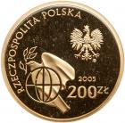 Poland. 200 Zlotych, 2005 Brilliant Proof