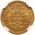 Portugal. 1/2 Escudo, 1722-L NGC AU53 - 2