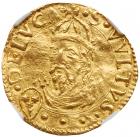 Italian States: Lucca. Scudo d'oro, 1552 NGC AU55