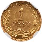 Mexico. Peso, 1897-Go R NGC MS64 - 2