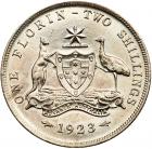 Australia. Florin, 1923 - 2