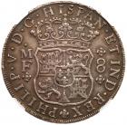 Mexico. 8 Reales, 1744-Mo MF NGC AU55 - 2