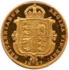 Great Britain. Proof Half Sovereign, 1887 PCGS PF64 DC - 2