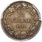 Belgium. 1/2 Franc, 1834 PCGS MS64 - 2