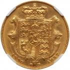 Great Britain. Sovereign, 1837 NGC About Unc - 2