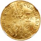 Netherlands: Holland. Ducat, 1761 NGC MS61