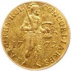 Netherlands: Holland. Ducat, 1772 PCGS MS62