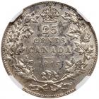 Canada. 25 Cents, 1915 NGC AU50 - 2