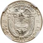 Panama. 1/4 Balboa, 1934 NGC MS63 - 2