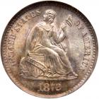 1872-S Liberty Seated H10C NGC MS67