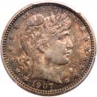 1907-O Barber 25C PCGS MS64